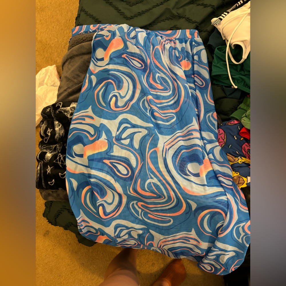 bathing suit with a cover